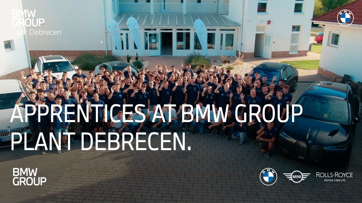 Apprentices at BMW Group Plant Debrecen