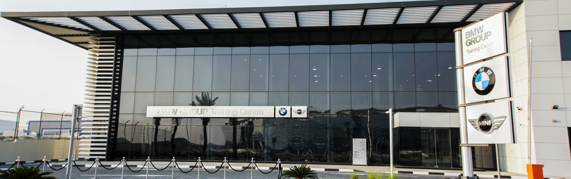 The picture shows the BMW Group Training center in Dubai.
