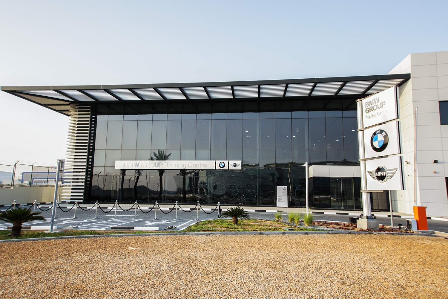 The picture shows the BMW Group Training center in Dubai.