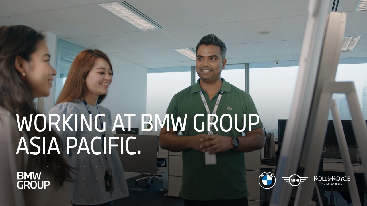 Working at BMW Group Asia-Pacific.