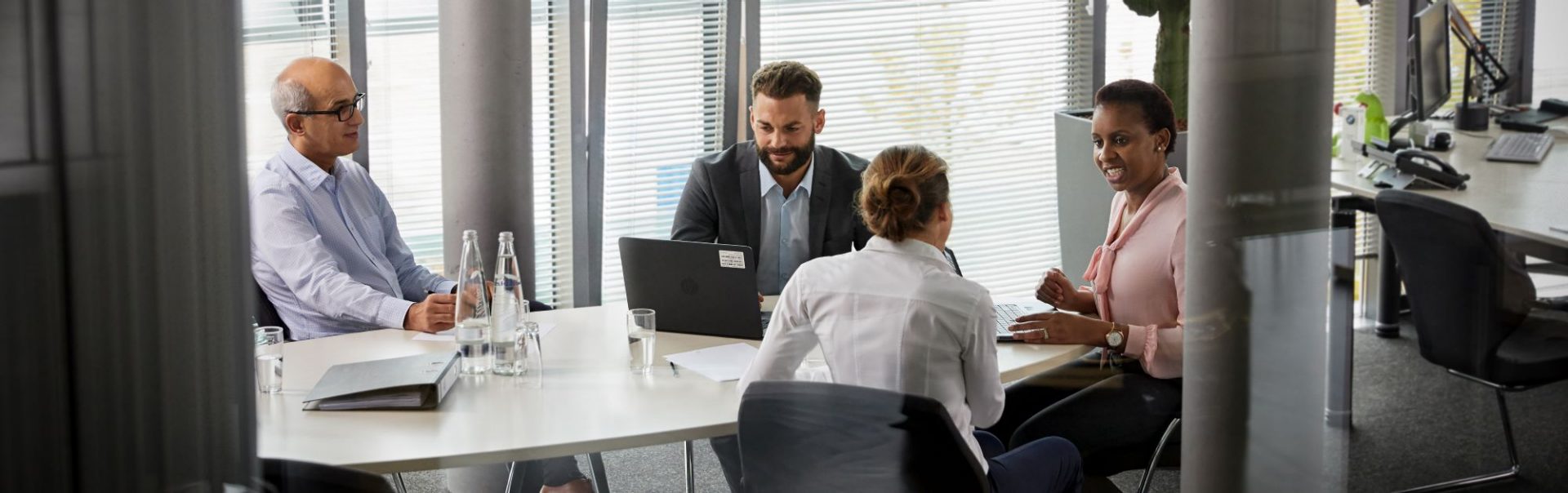 A group of legal services at work at the BMW Group.