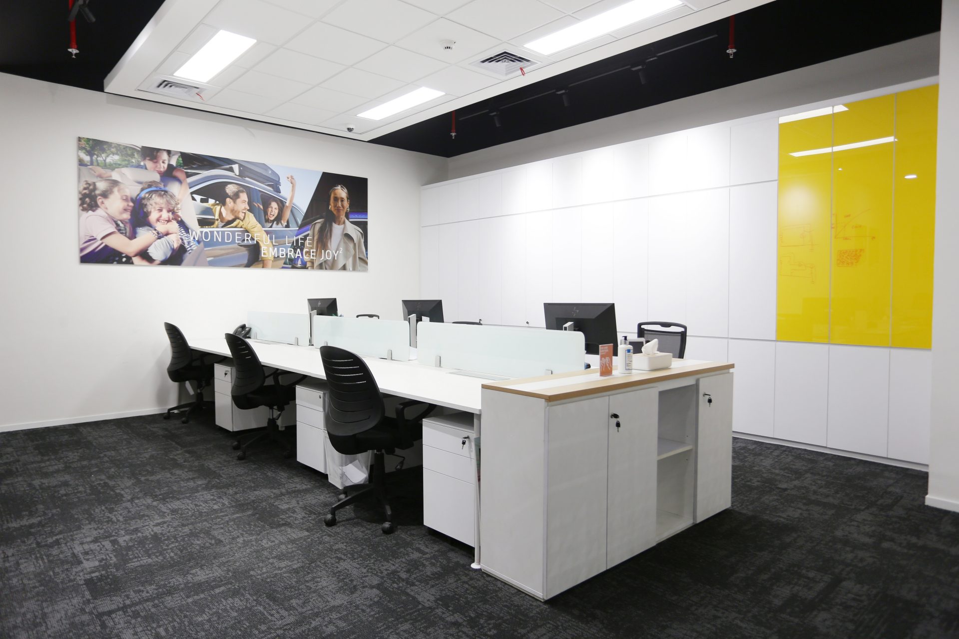 This picture shows a meeting room at BMW Group Indonesia.