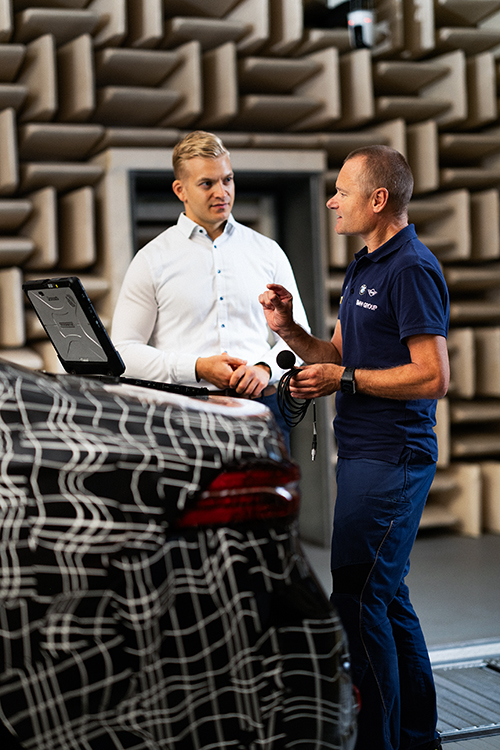 Akustikrolle Entwicklunsgzentrum BMW Group Werk Steyr