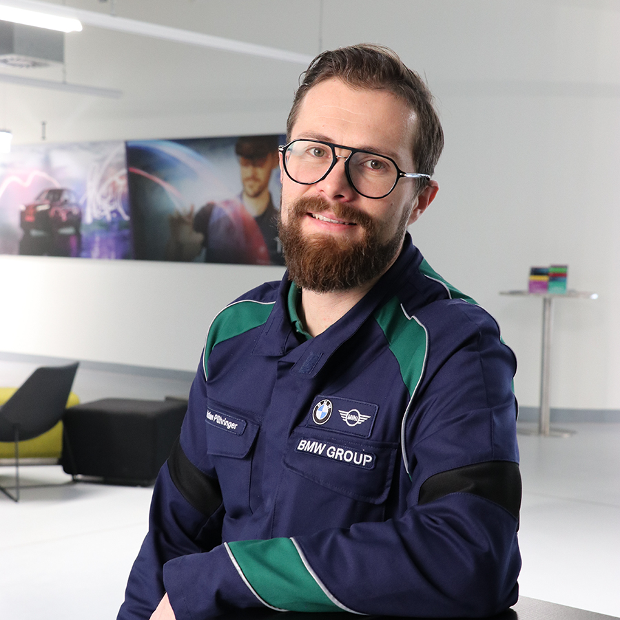 Porträt von Ausbilder Christian
