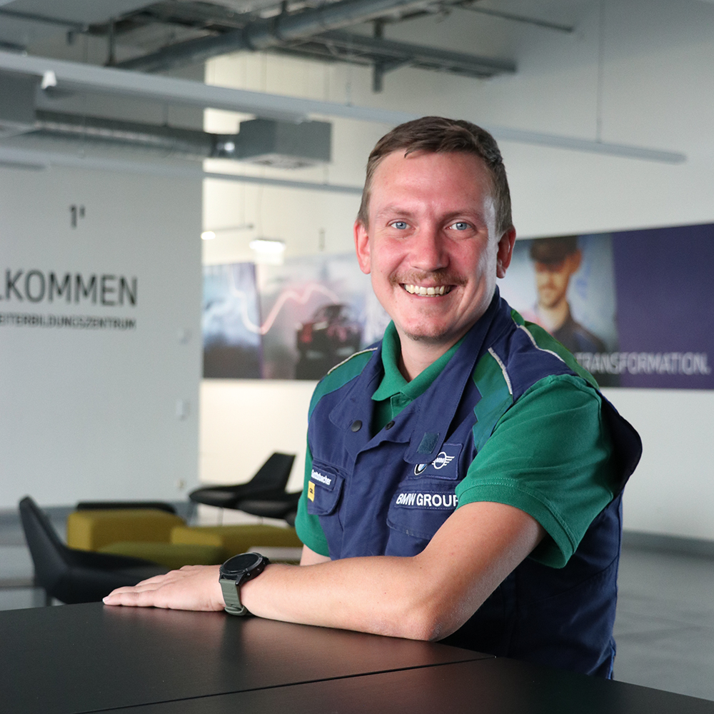 Porträt von Ausbilder Stefan
