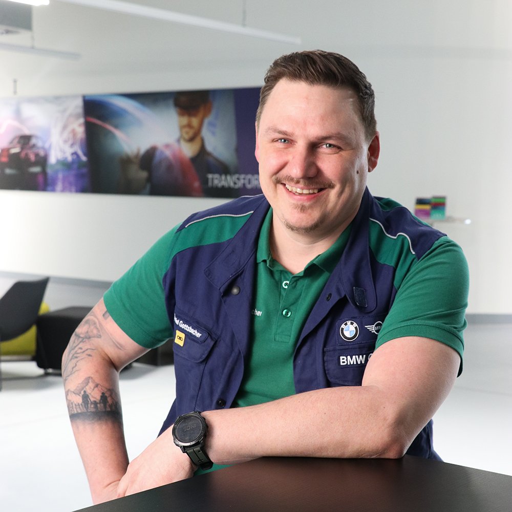 Porträt von Ausbilder Daniel