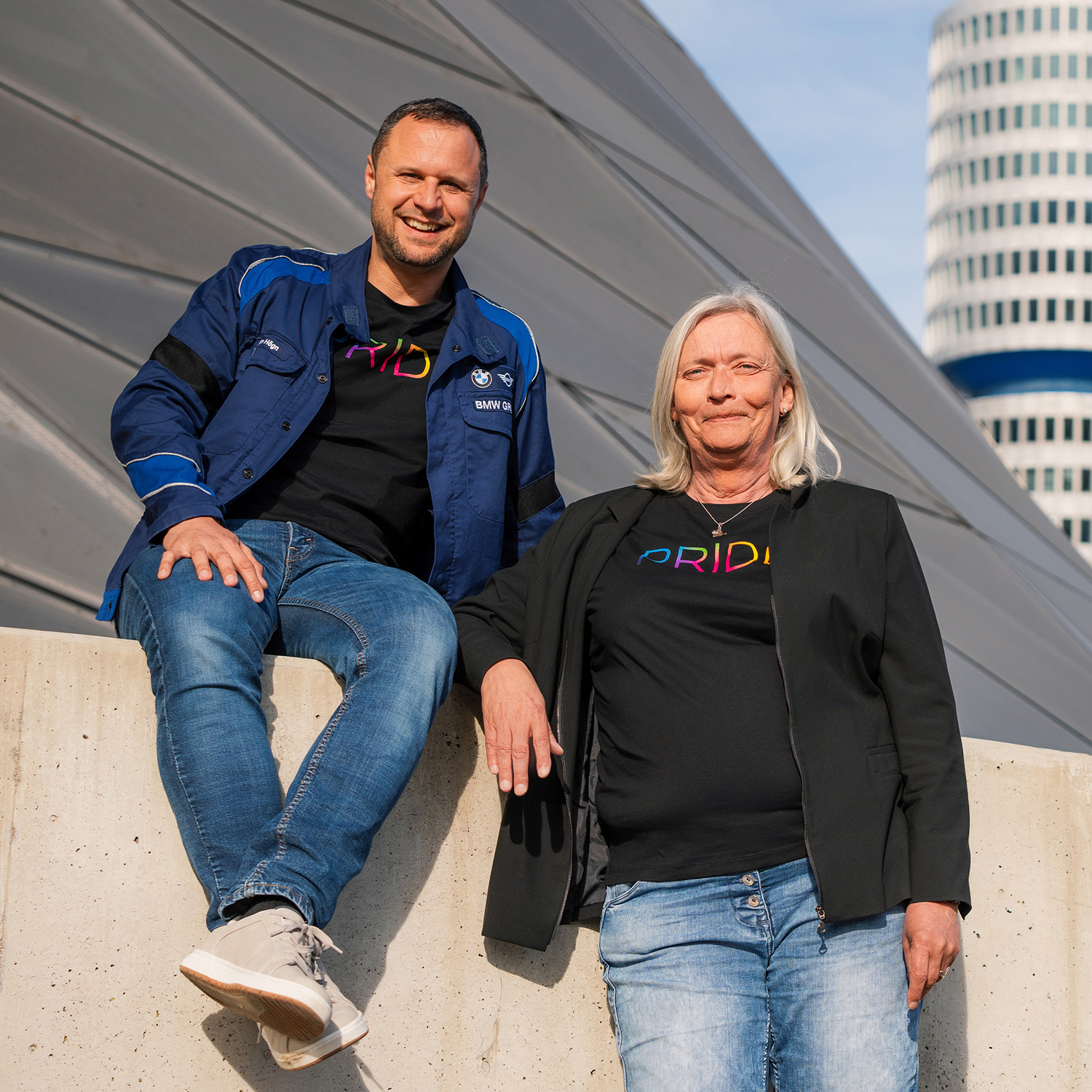Two Representatives of the internal BMW Group PRIDE network.