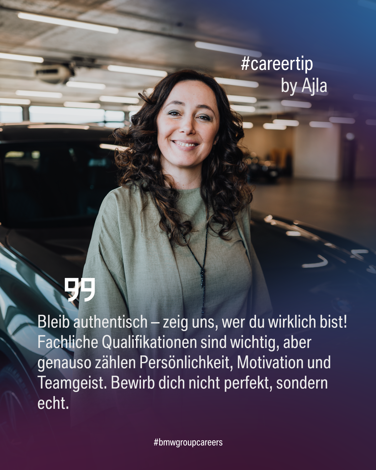 BMW Schweiz HR Business Partnerin Ajla