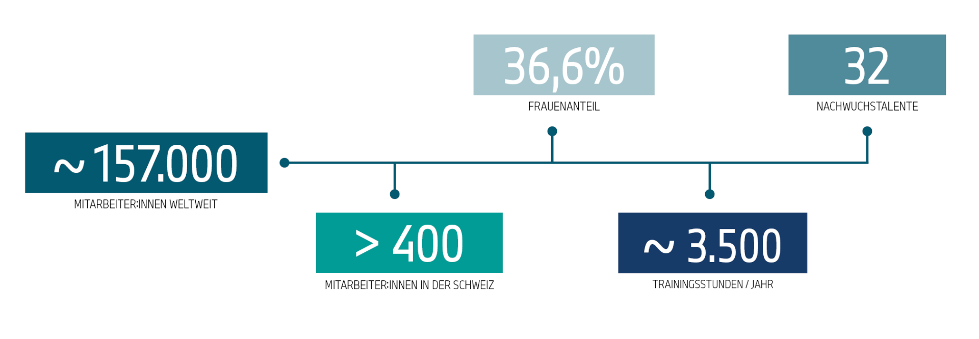 Graphic with facts/key figures on the BMW Group Switzerland