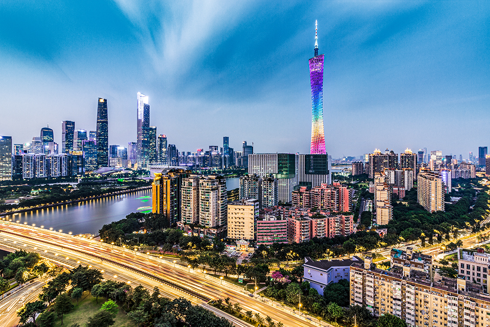 Guangzhou city skyline