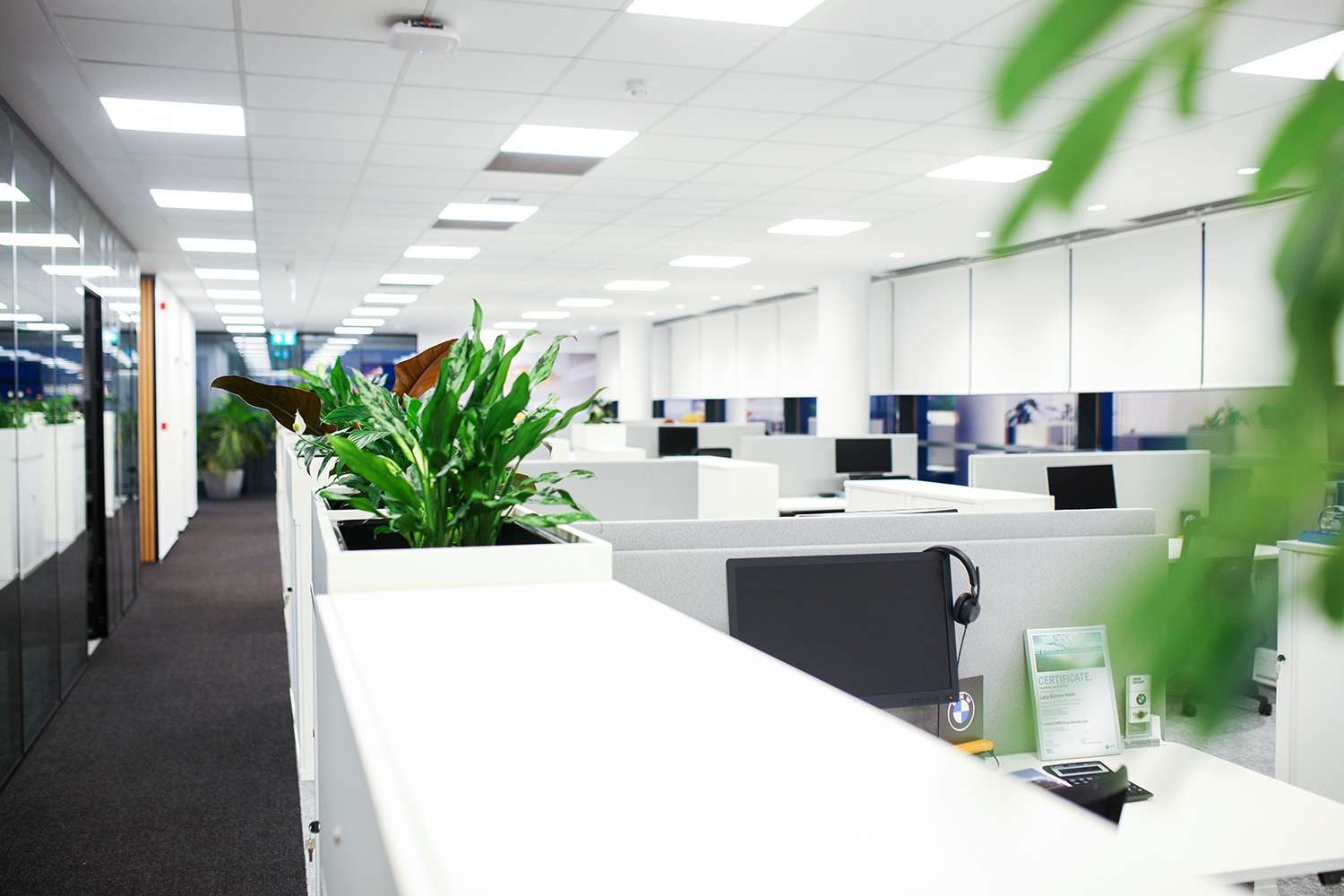 Interior of the BMW Group Romania office