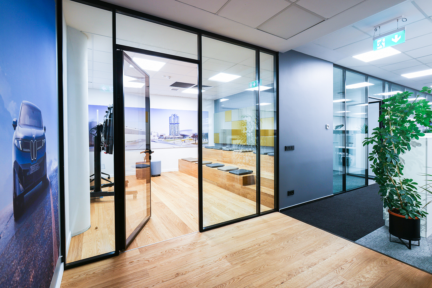 Interior of the BMW Group Romania office