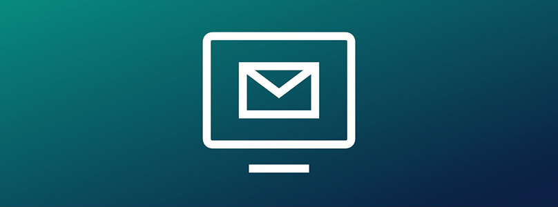 Das Icon zeigt einen Computer und ein E-Mail-Symbol.