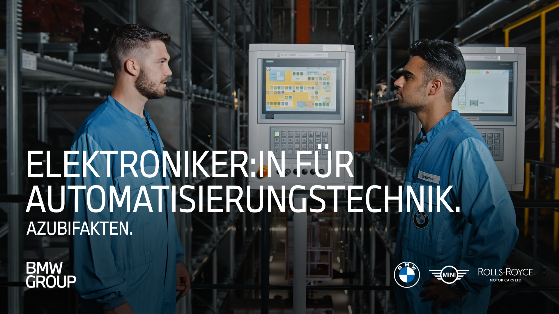 Azubi Fakten zur Ausbildung zum Elektroniker für Automatisierungstechnik bei der BMW Group.