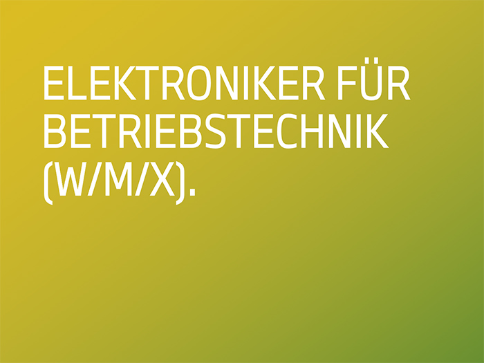 Elektroniker für Betriebstechnik (w/m/x)