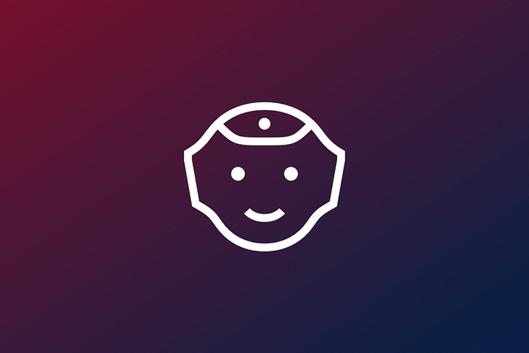Roboter Kopf Icon.