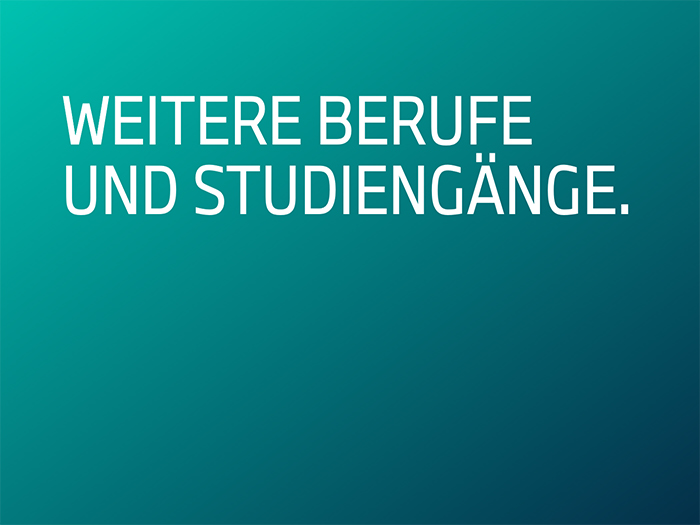 Weitere Berufe und Studiengänge