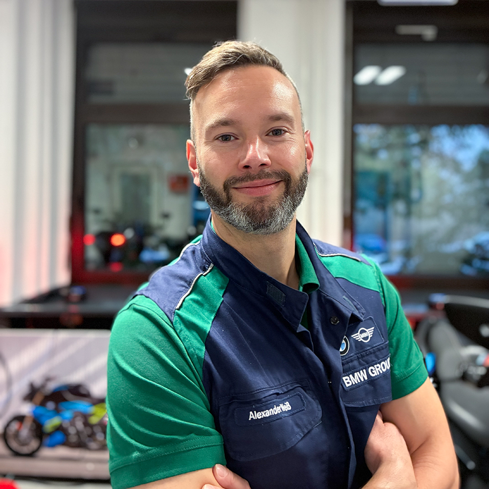 Portrait von Ausbilder Alexander