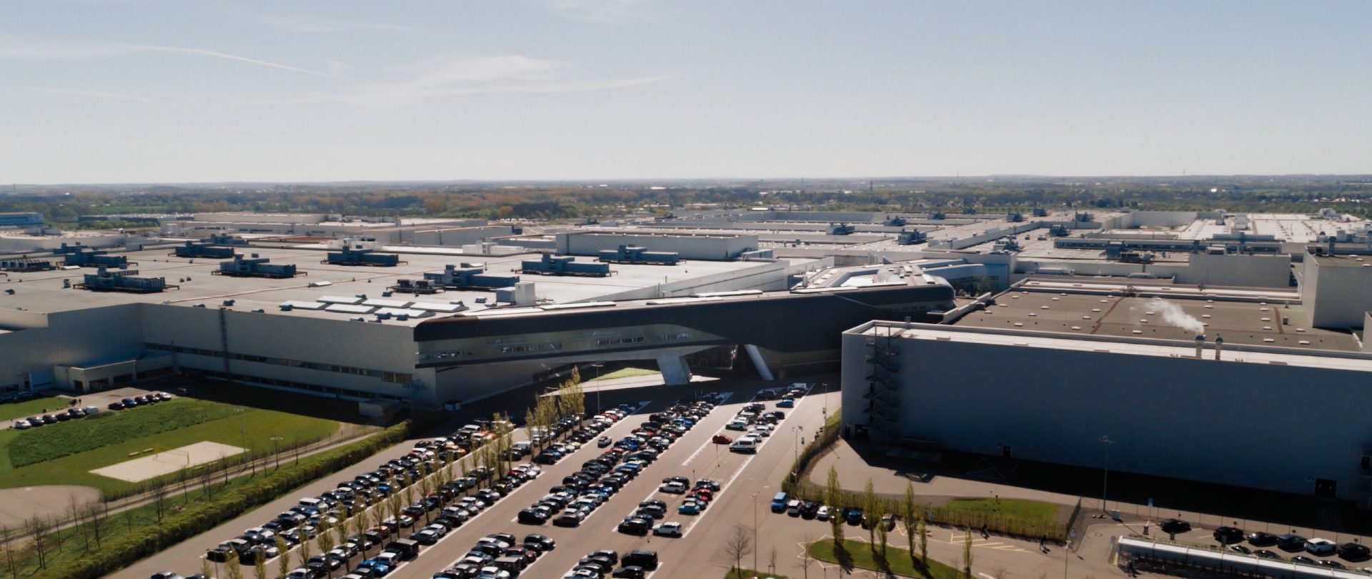 BMW Werk Leipzig aus der Vogelperspektive