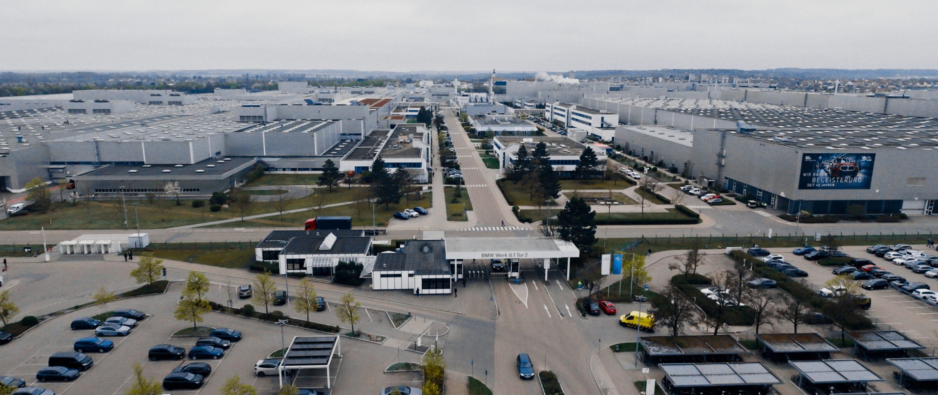 BMW Werk Regensburg aus der Vogelperspektive