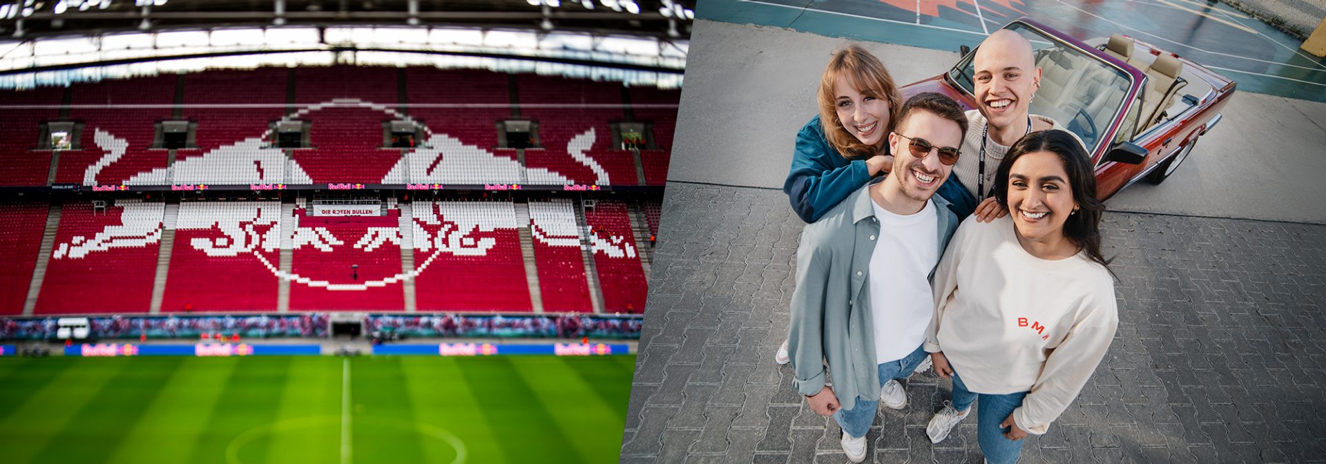 Networking-Event bei der BMW Group mit jungen Menschen, die sich austauschen.