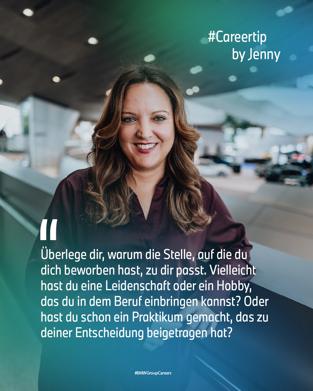 Career Tip von Jenny.