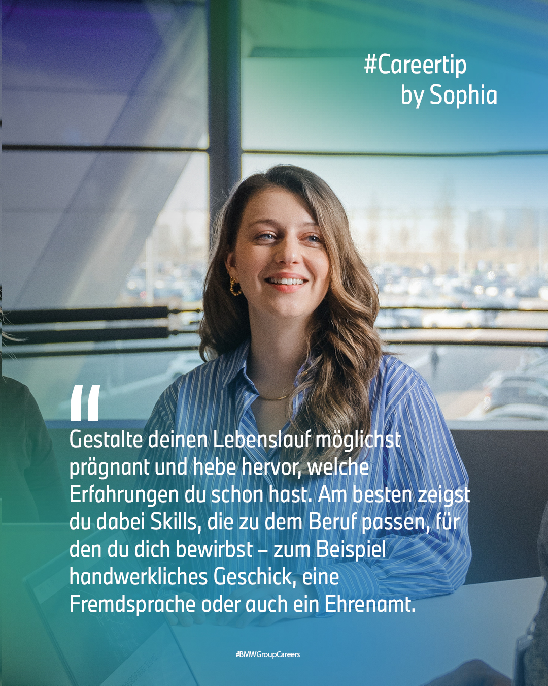 Career Tip von Sophia
