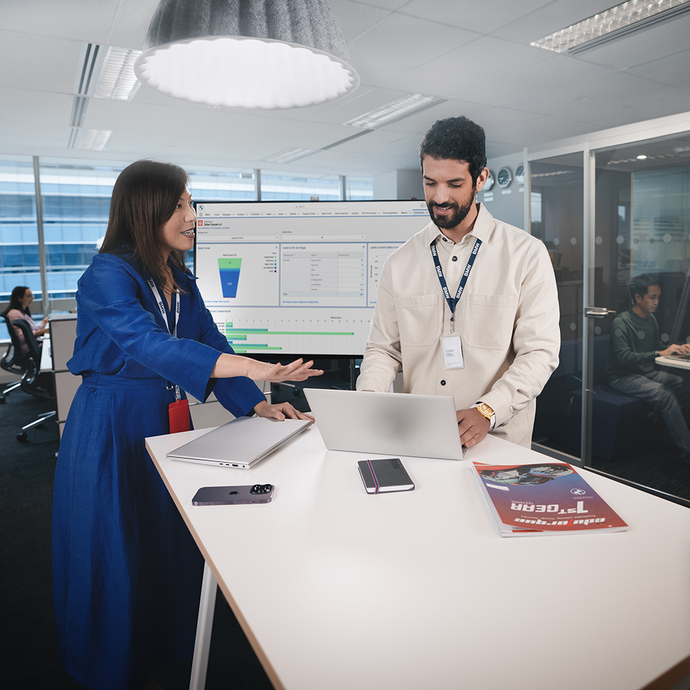 Entwicklung von Marketingstrategien bei BMW.