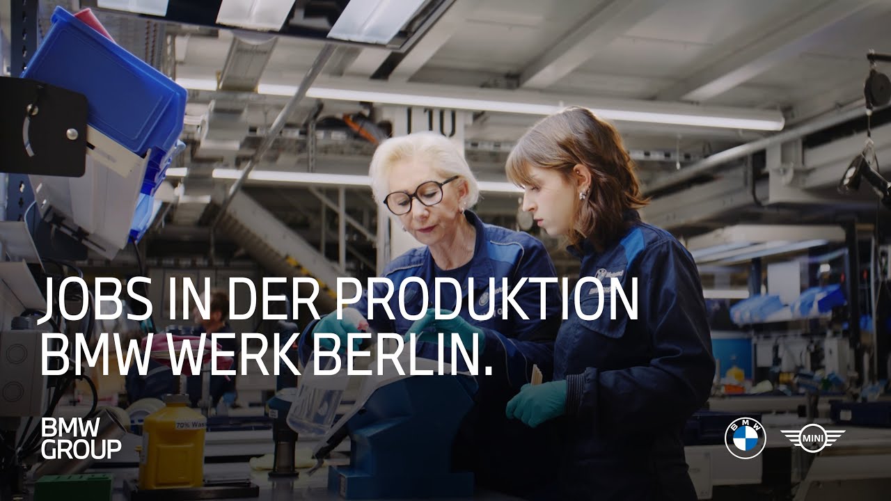 Video über Jobs in der Produktion im BMW Werk Berlin