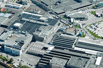 Luftaufnahme des BMW Group Werks Dingolfing.