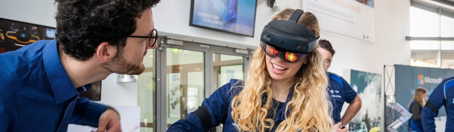 Interaktive Augmented-Reality-Erfahrung auf einer BMW Group Veranstaltung.
