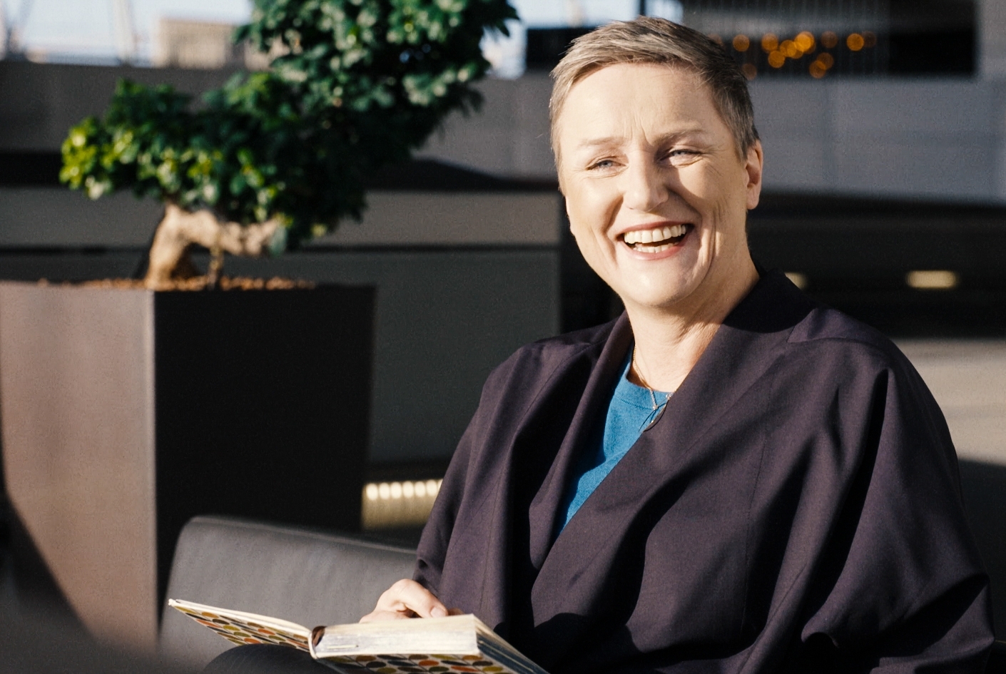 Portrait of the Female head of  Sustainability Design.