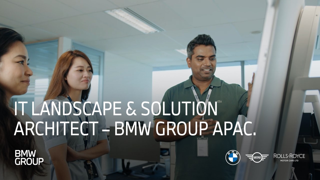 Three  IT Landscaping & Solution Architects at the BMW Group. Inisghts into the job.