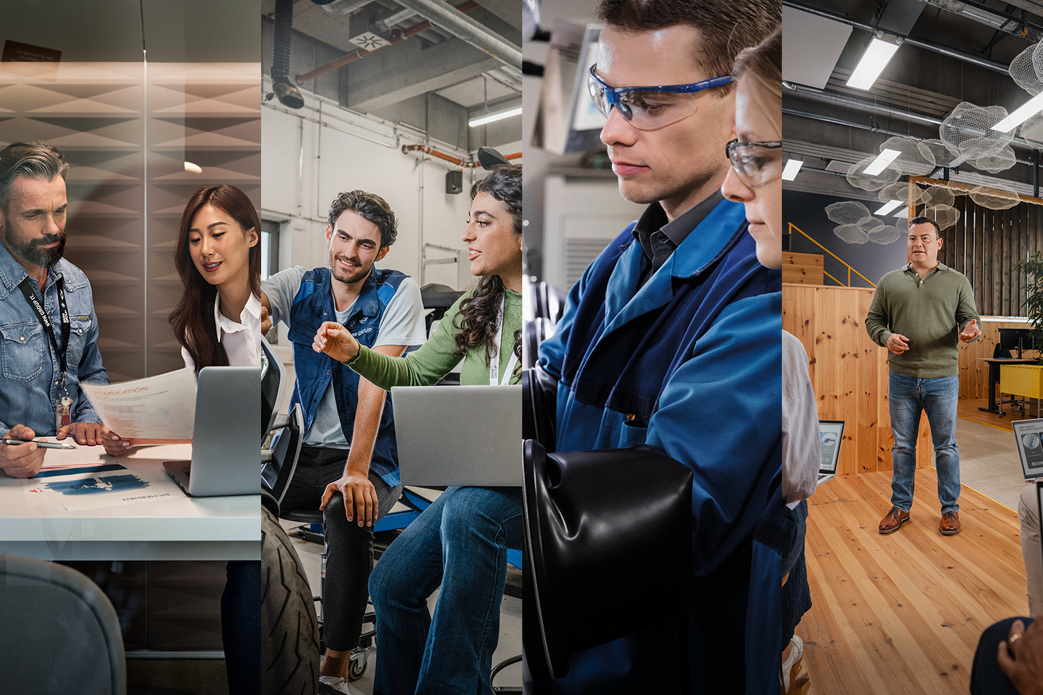 Various working scences at BMW Group