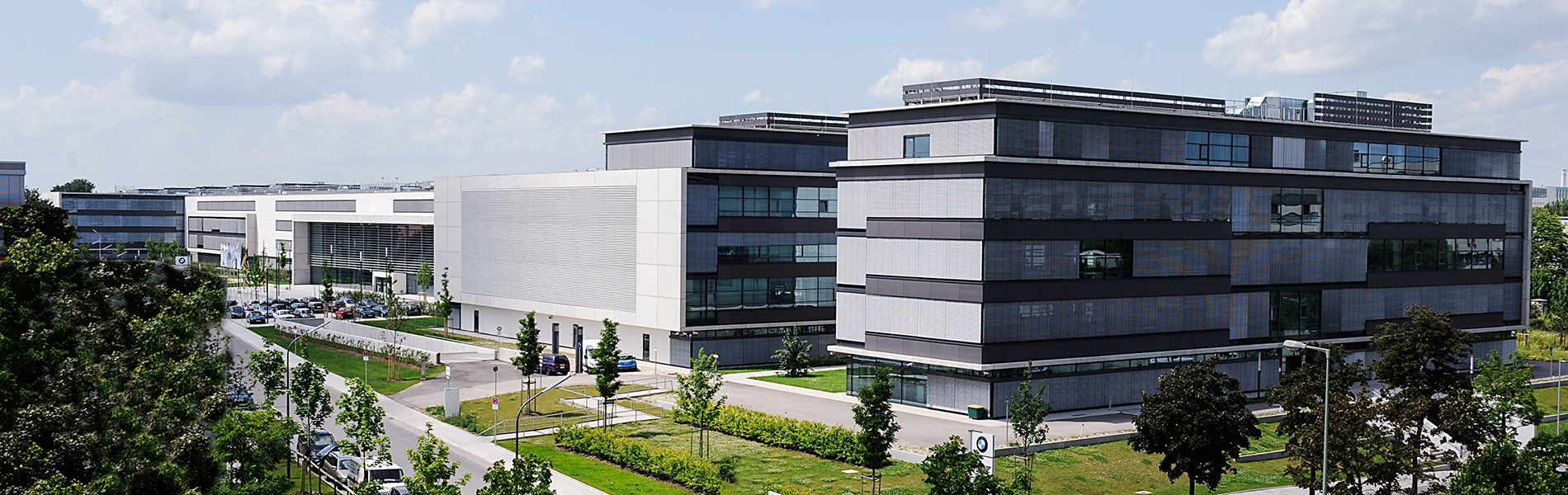Exterior view of the BMW Digital Campus Munich.