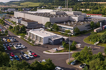 Aerial view of the BMW Group Plant Eisenach.