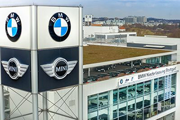 BMW and MINI retail centre in Stuttgart