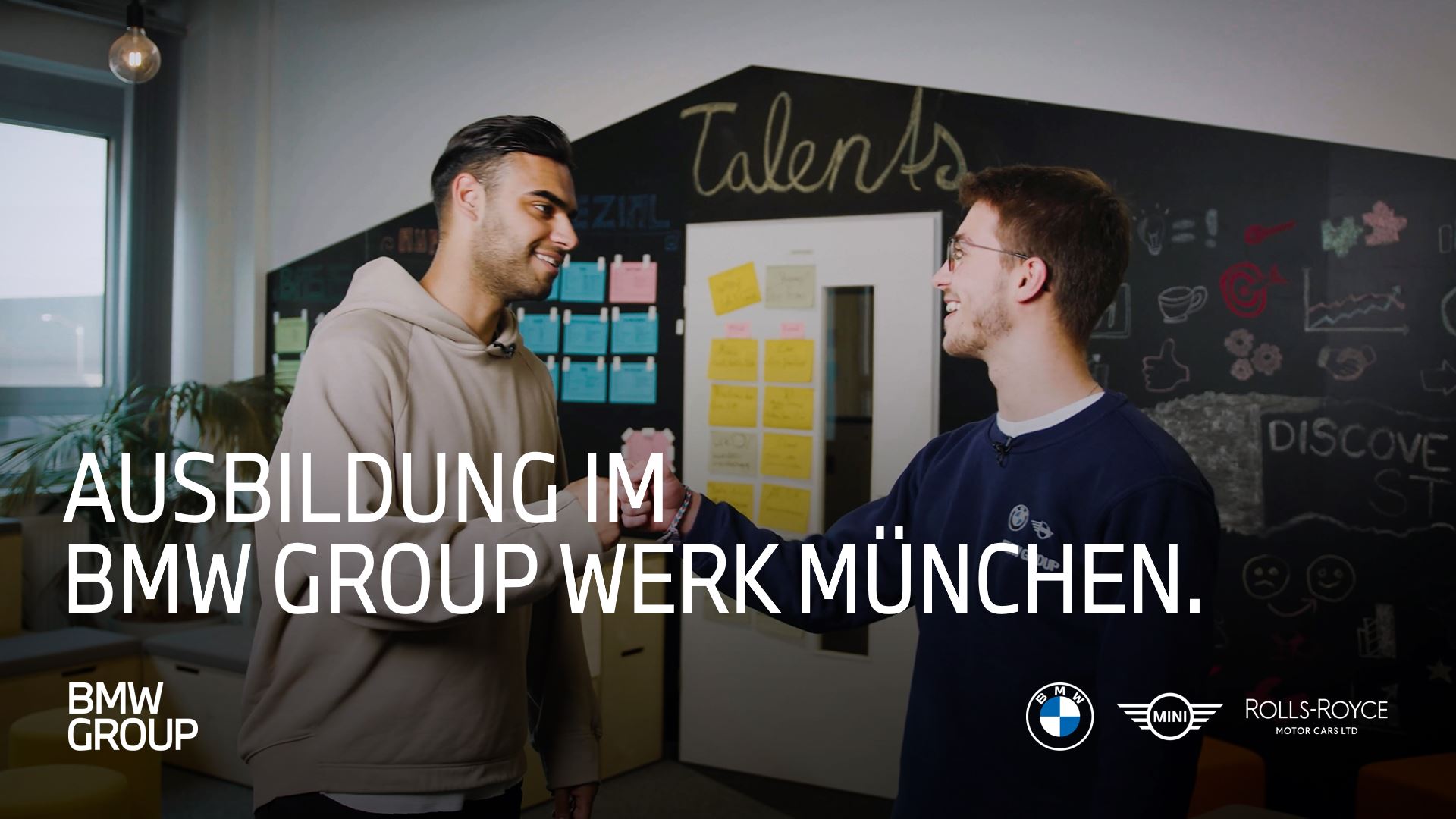 Video über die Ausbildung im Werk München.