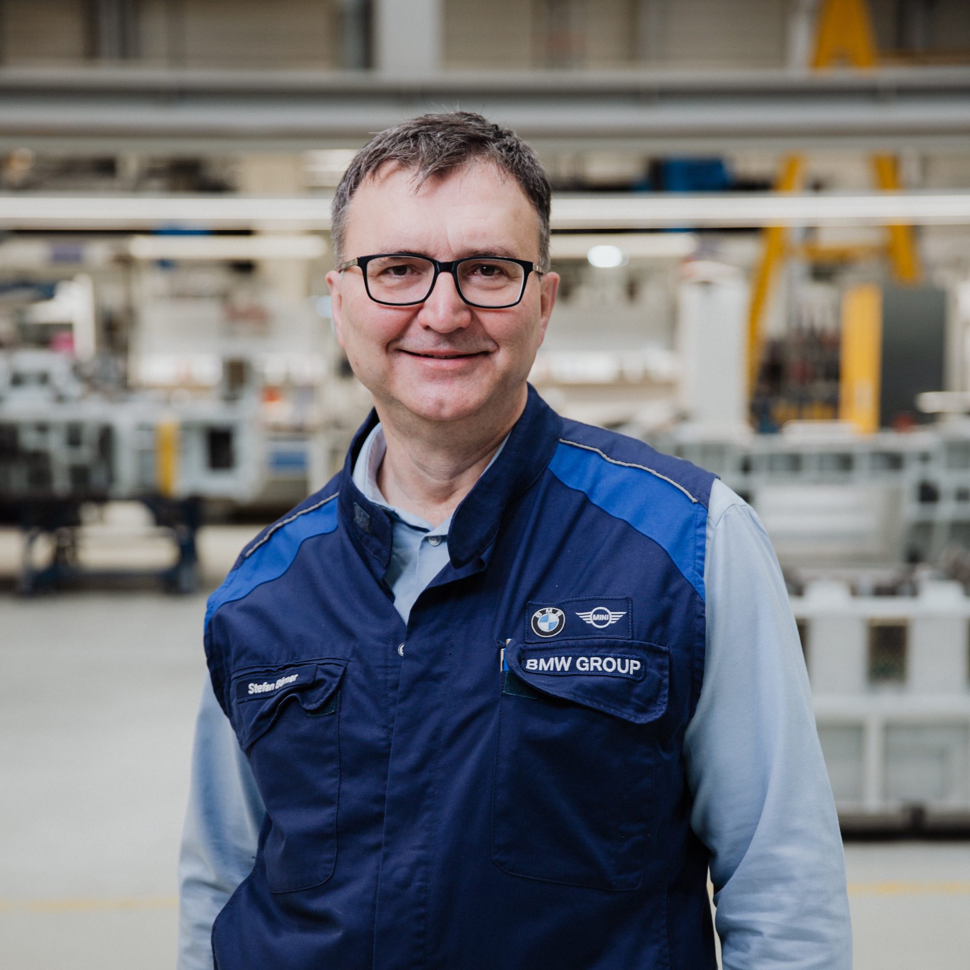 Portrait of the training manager at the BMW Group plant in Eisenach.