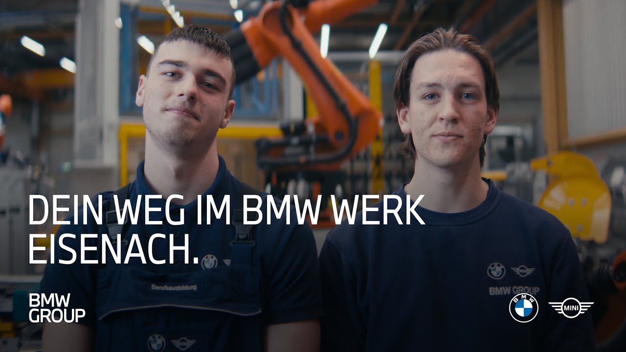 Two apprentices at the BMW Group in dialogue. An insight into training at the BMW Group plant in Eisenach.