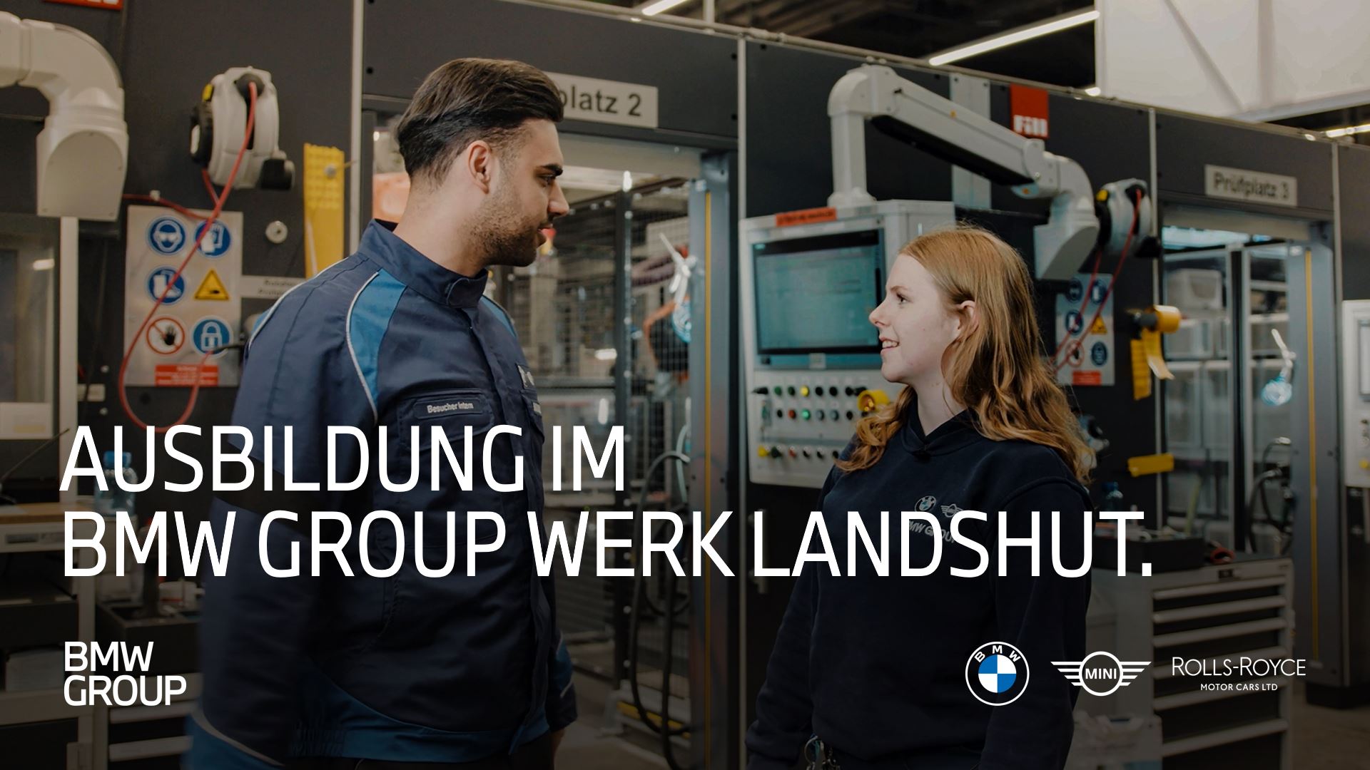 Video über die Ausbildung im Werk Landshut.
