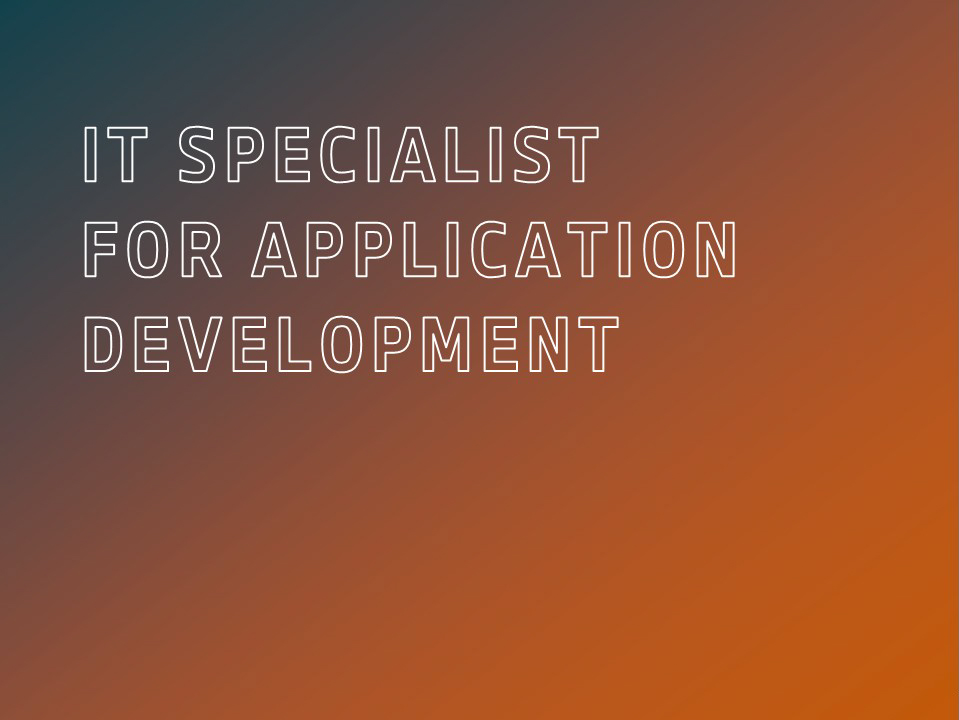 IT Specialist for Application Development