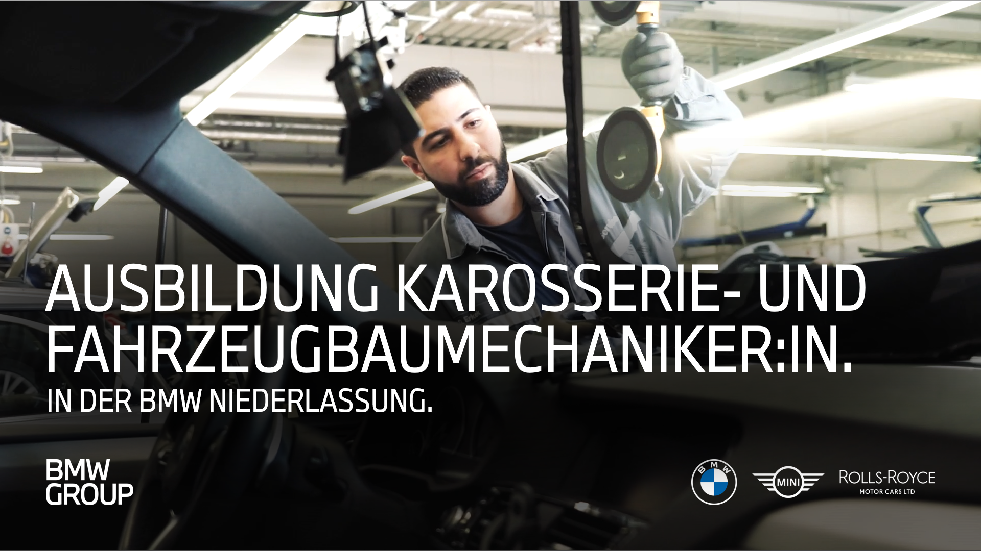Azubifakten-Video Ausbildung Karosserie- und Fahrzeugbaumechaniker (w/m/x).