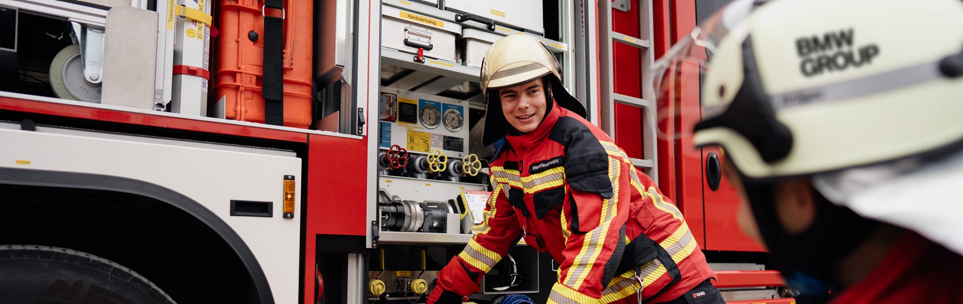 BMW Plant Firefighter at work