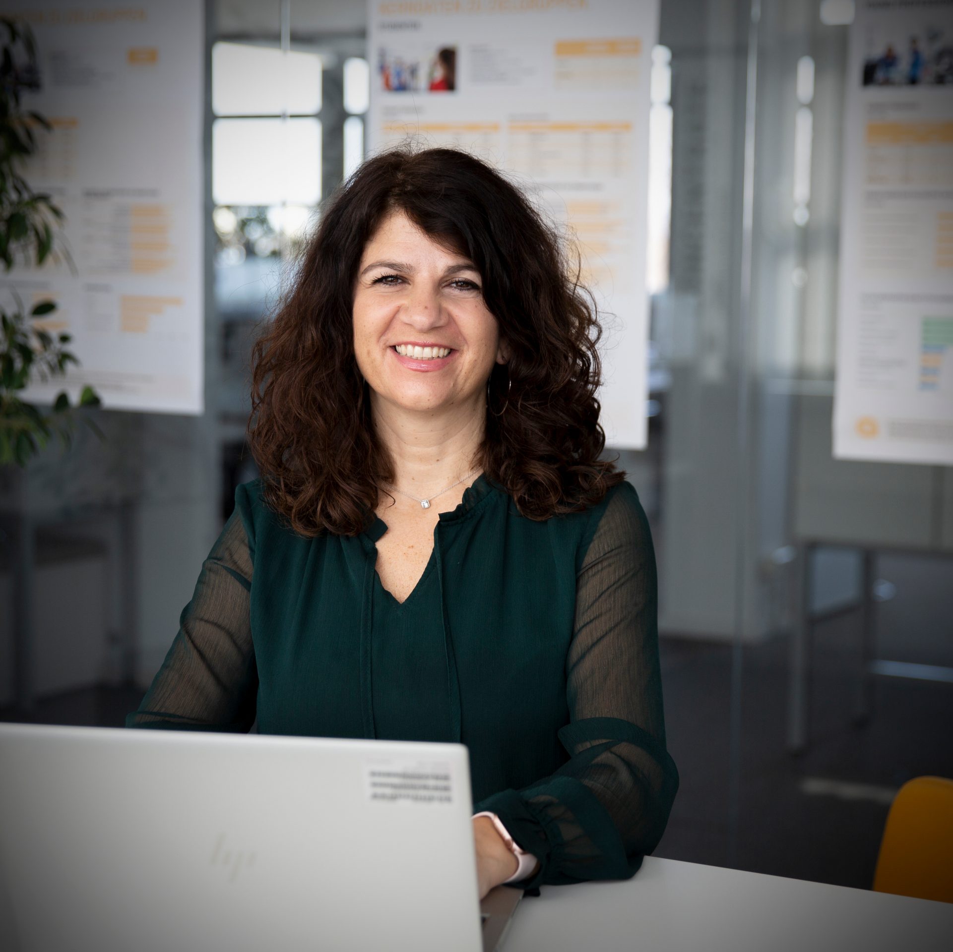 Portrait of a female recruiter for dual study programmes at the BMW Group.