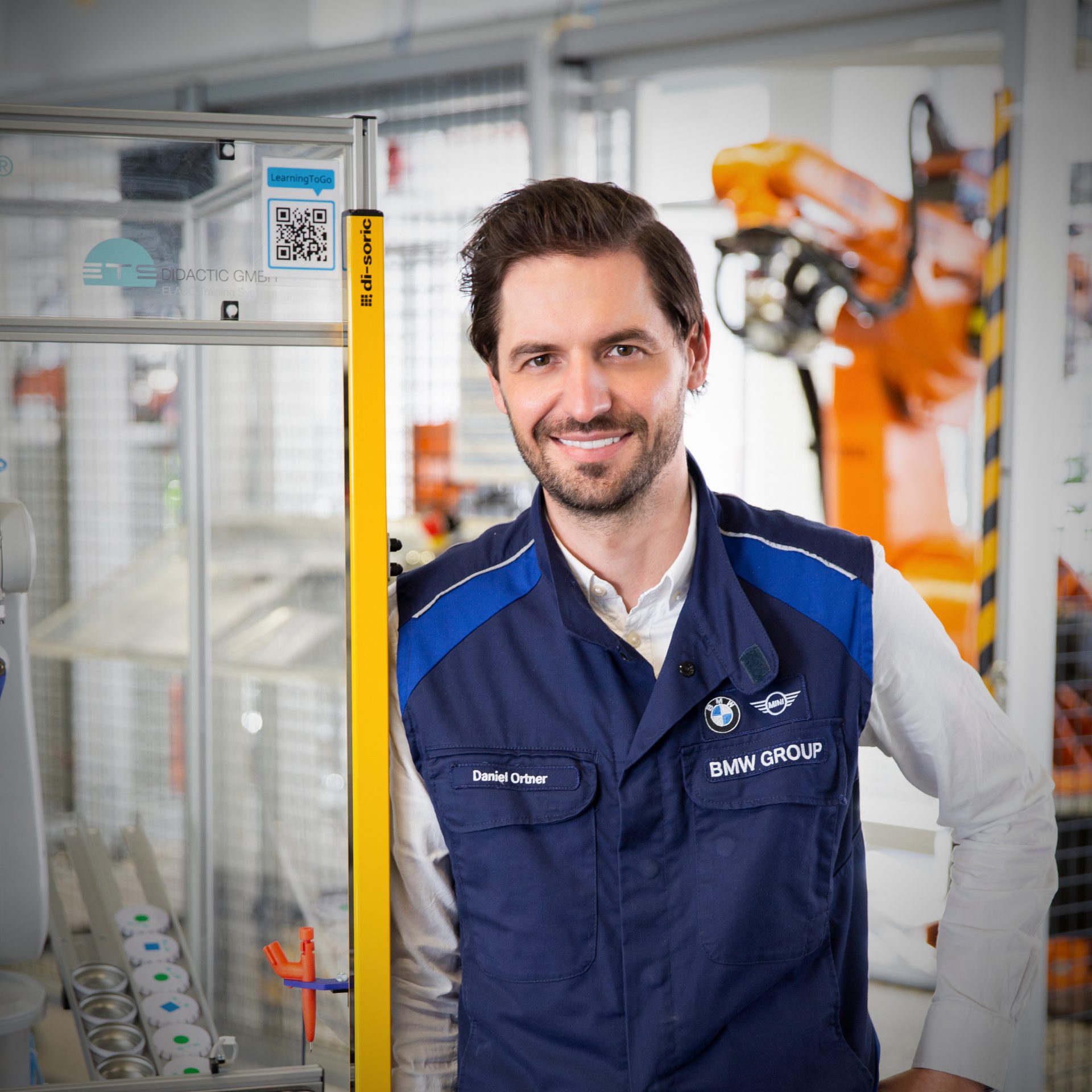 Head of technical apprenticeships in a factory environment at the BMW Group.