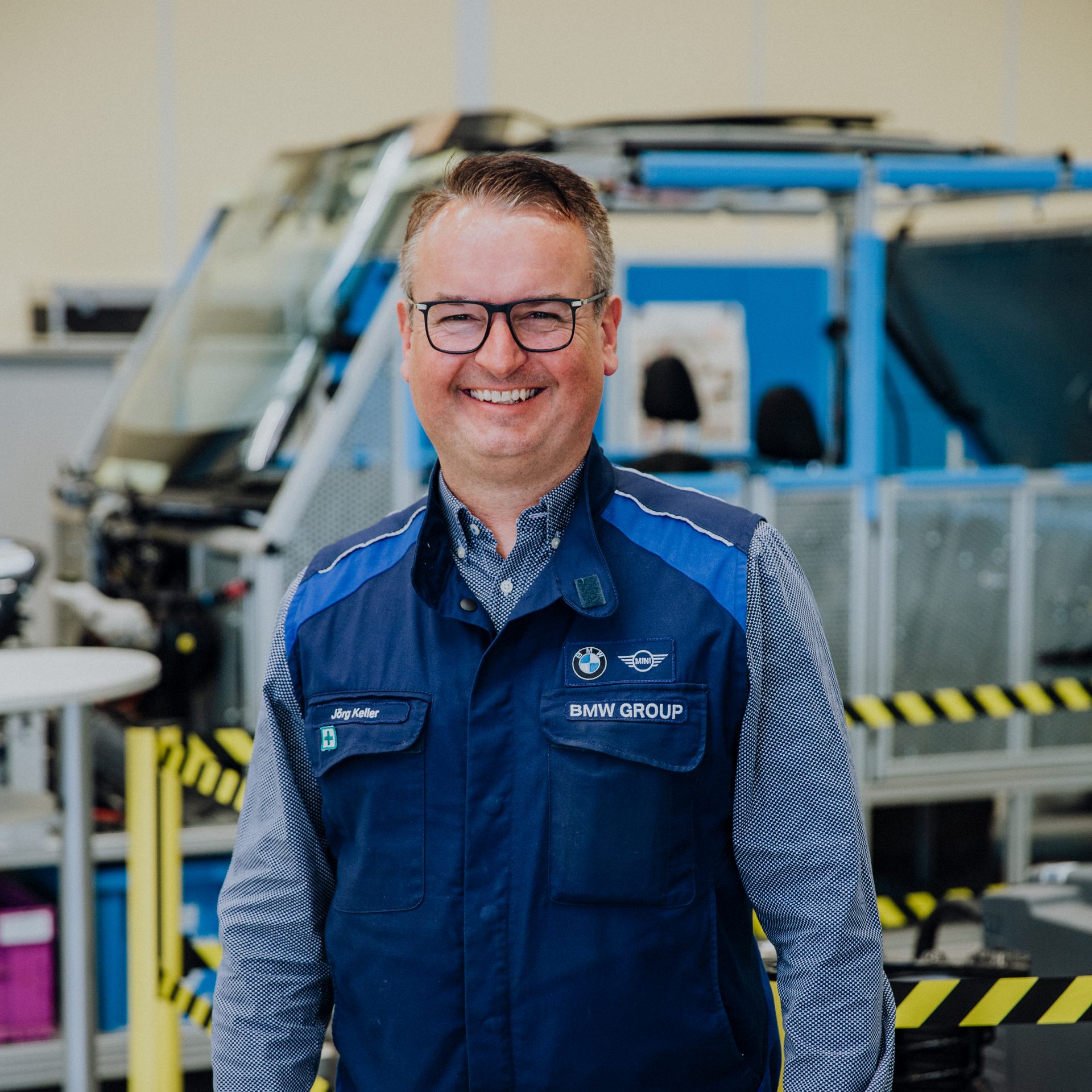 Head of all apprenticeships at the BMW Group in a factory environment.