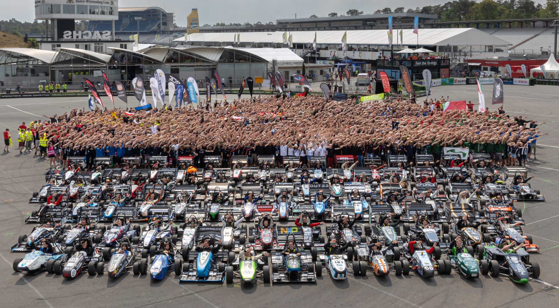 Formula Student Germany Event 2022 at the Hockenheimring.