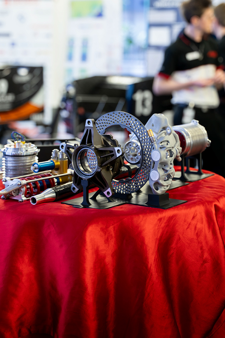 Impressionen von einem Event für die Formula Student im BMW Forschungszentrum