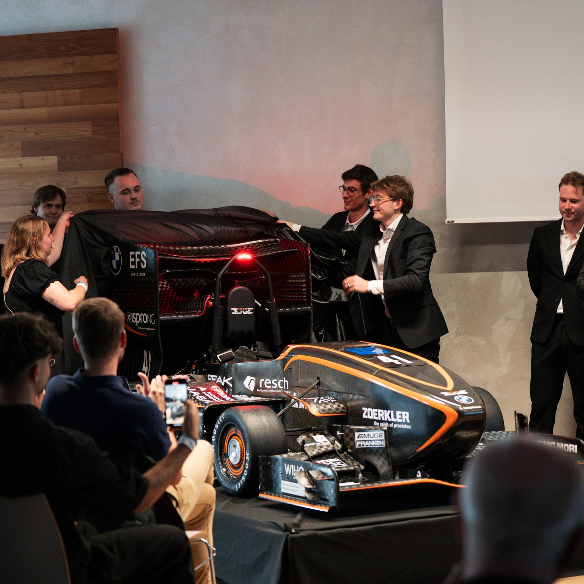 Unveiling of the vehicle by TU Wien Racing.